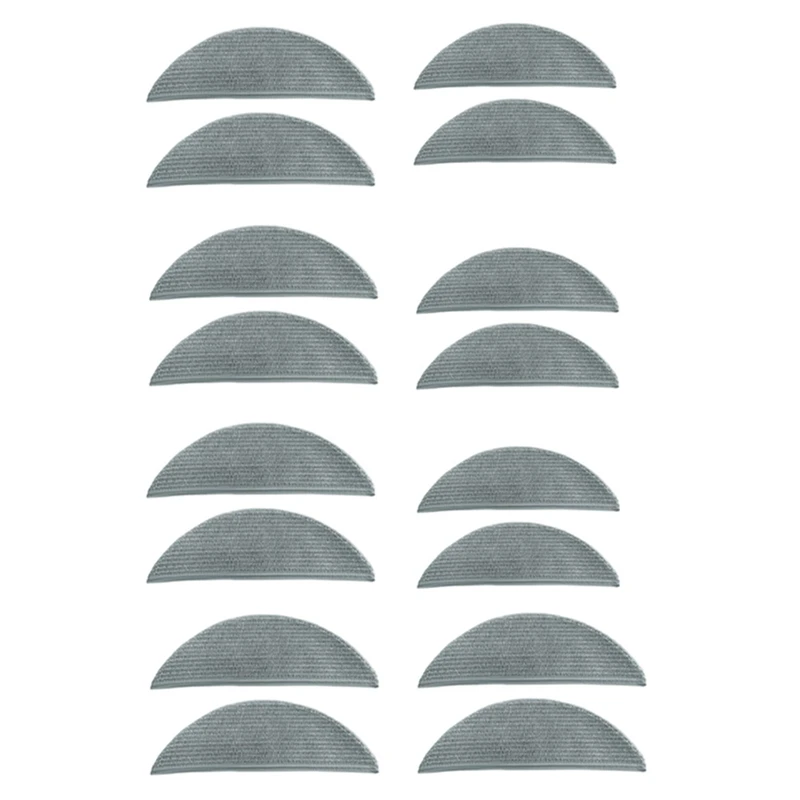 

16PCS Replaceable Mop Cloth Rag Spare Parts For Xiaomi Lydsto R1 Sweeper Mop Cloth Robot Vacuum Cleaner Accessory