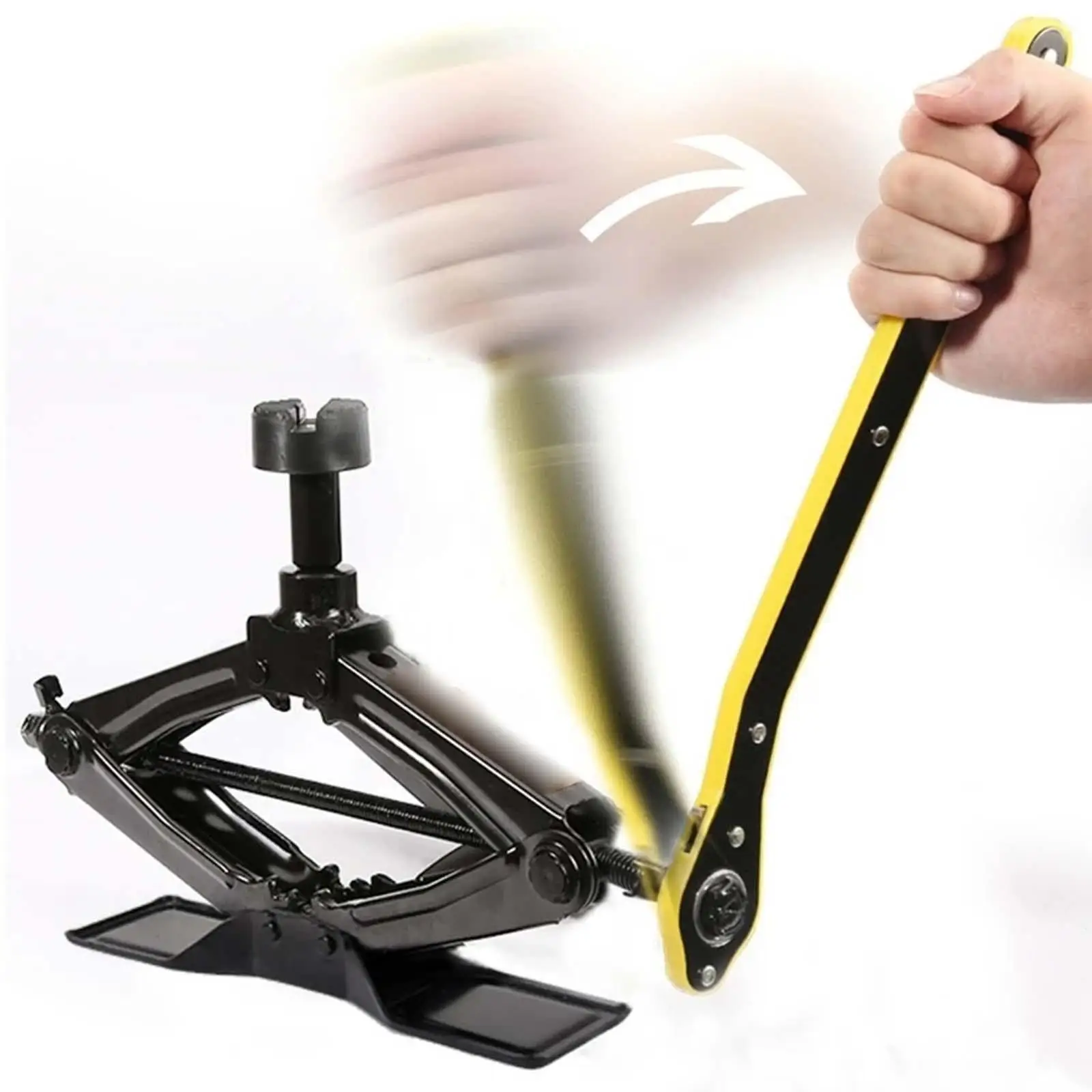 

Car Jack 2 Tons Foldable Adjustable Height 10cm to 40cm for Trailers
