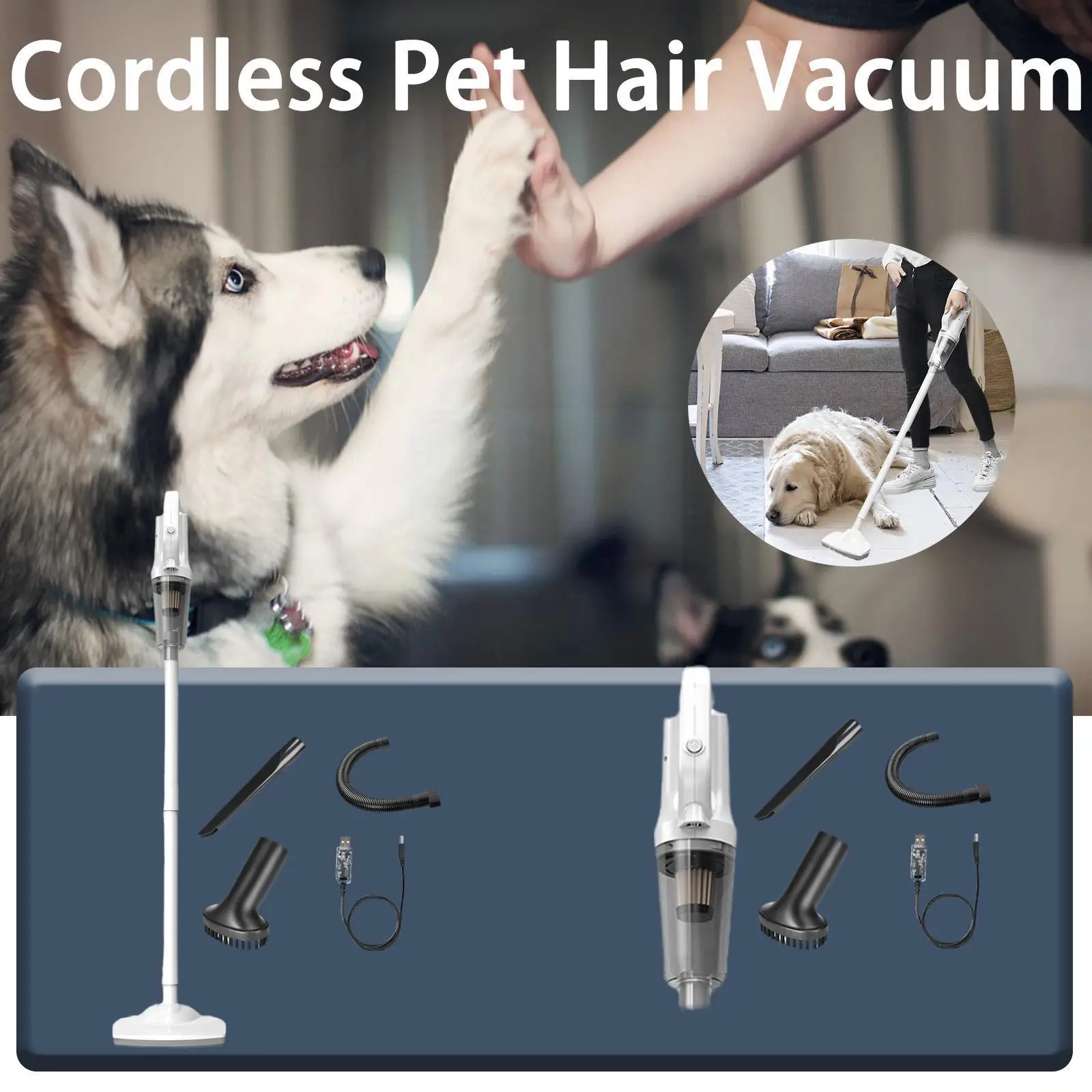 

12000Pa Wireless Car Vacuum Cleaner Cordless Handheld Chargeable Auto Vacuum For Home Portable Powerful Suction Wet Cordles N2I1