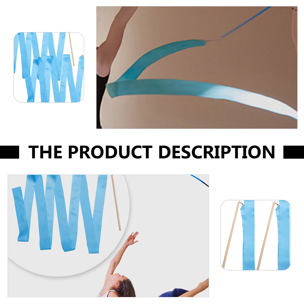 Гимнастические вещи лента для выступлений стример подарок вертушка фиолетовая