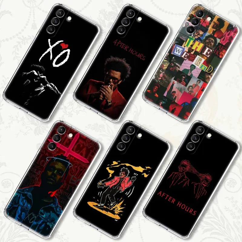 

The Weeknd XO XOTWOD Rapper Clear Phone Case For Samsung Galaxy S23 S22 Ultra 5G S20 S21 FE S10 S9 Plus Case Soft Silicone Cover