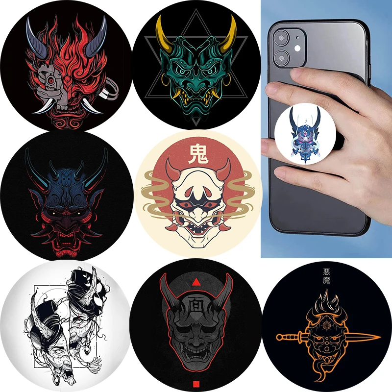 

Popping Phone Socket Devil Mask Folding Phone Holder Stand Phones Grip Mobile Phone Accessories Soporte Movil For Apple iPhone