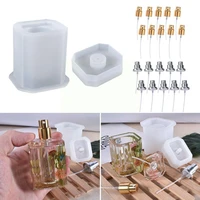 diy bottle epoxy resin mold household soap decoration silicone container storage box mold x8x4