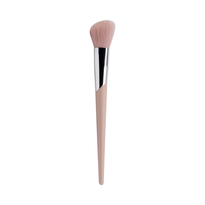 

Fashion Style Make up Brush Pink Angled Cheek Blusher Contouring Makeup Brush Blending