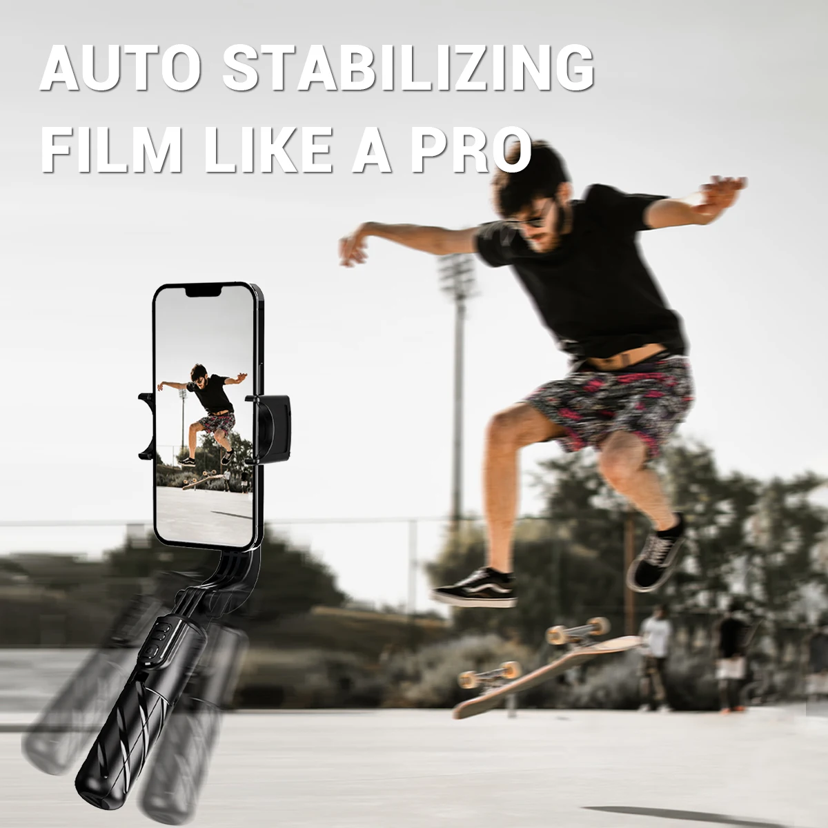 Стабилизатор шарнирный 1-осевой для мобильного смартфона беспроводной Штатив