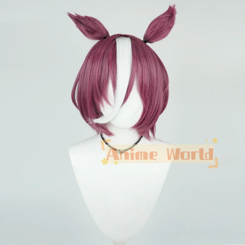 Фото Костюм для косплея Uma Musume Pretty Derby: парик, уши, хвост Танино Гимлет, для Хэллоуина, из термостойкого синтетического волокна №2