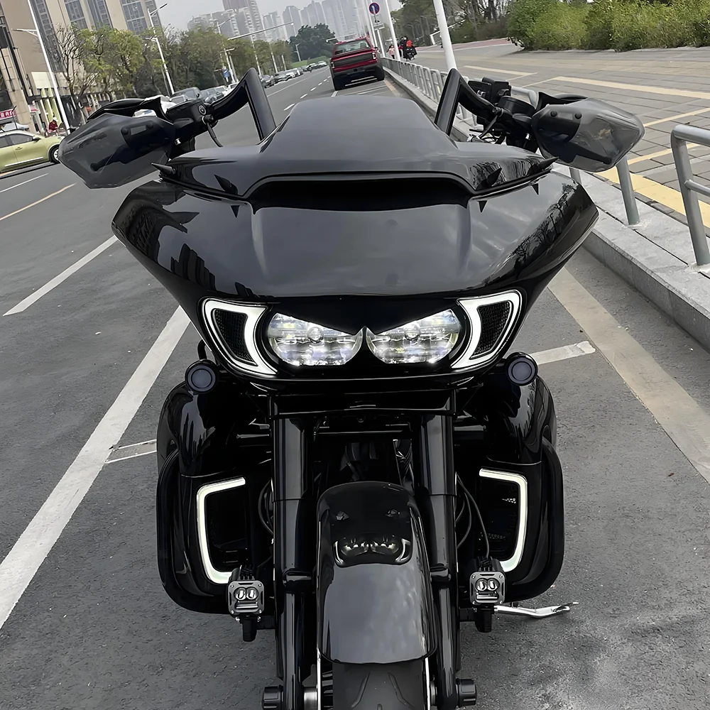 Мотоциклетные поручни щит защита для рук лобовое стекло Harley 2014-2023 Touring Street Glide CVO