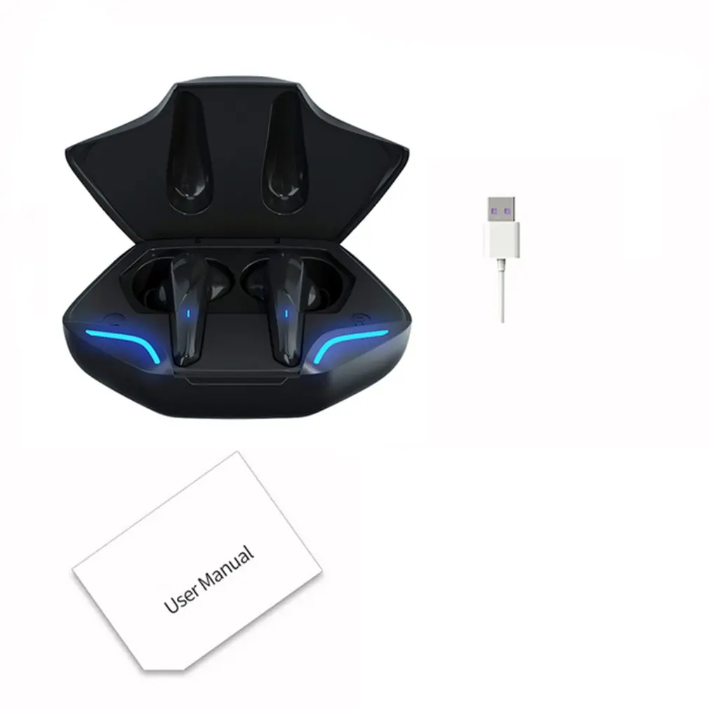 

Игровая гарнитура, беспроводные наушники 5,0, наушники с нулевой задержкой, наушники-вкладыши с зарядным боксом, гарнитура, игровые наушники,...