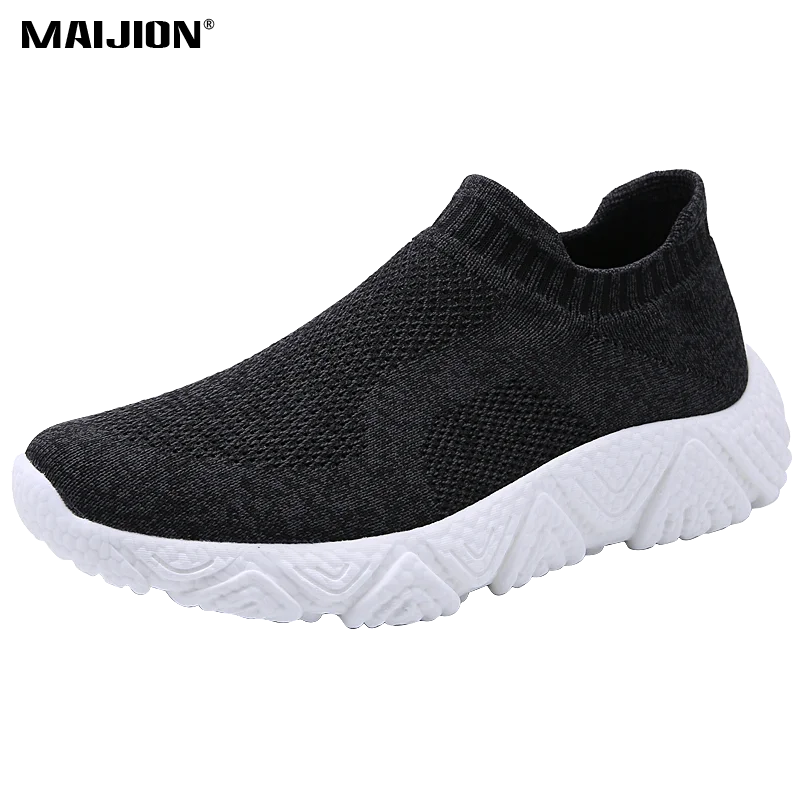 Men Shoes Breathable Walking Casual Shoes Sneakers Slip-on Breathable Outdoor Footwear Non-slip Workout Shoes Zapatillas Hombre