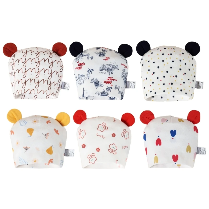 

Baby Bonnet Cap Newborn Baby Infant Beanie Cap Soft Hat Elastic Winter Warm Hat for Boy Girl Newborn Breathable Hat