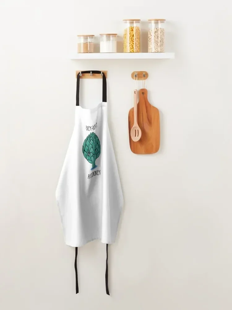 Punny Artichoke: Okey-Dokey Artichokey! Фартук Кухня Женщина Женский