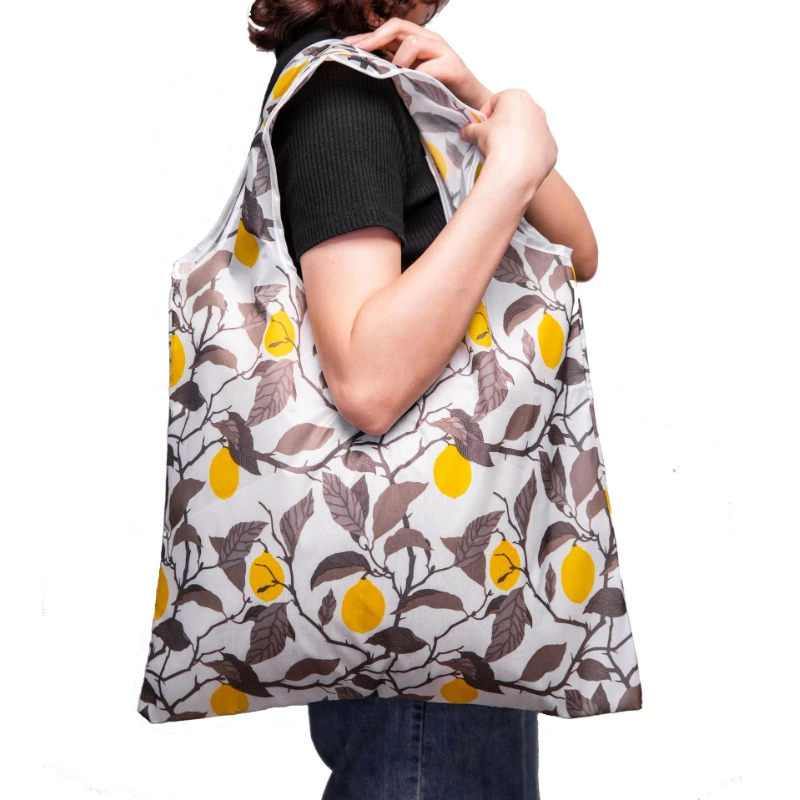 

5 PCS New Large Polyester Square Bag Waterproof Portable Environmental Protection Folding Shopping Bag Drop Dripping Hot