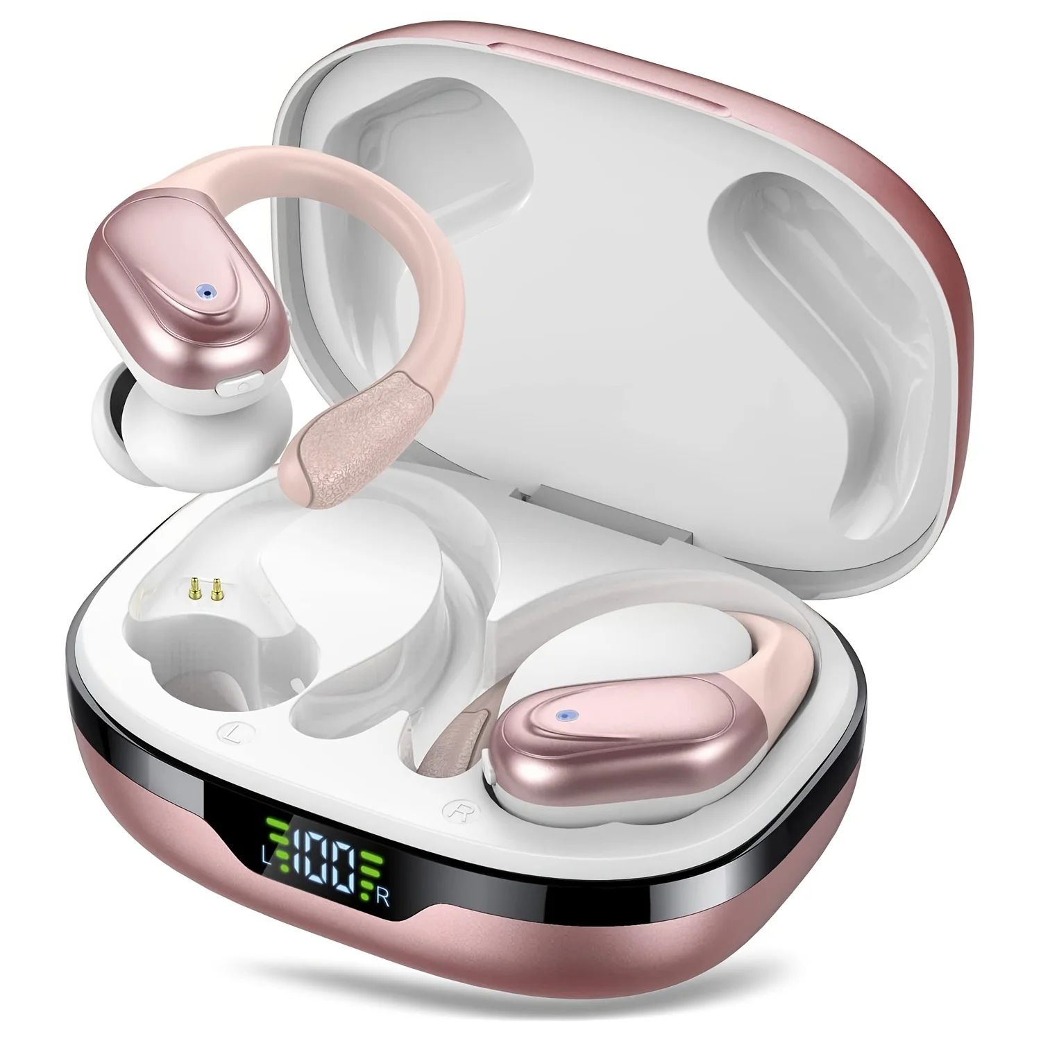 

Ultimate Wireless Earbuds For Gym Running - IPX7 Waterproof, HiFi Stereo, Deep Bass, Noise Cancelling & More