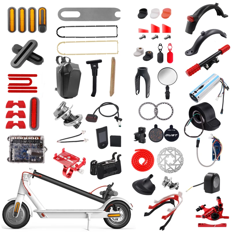 

For Xiaomi M365 Electric Scooter Parts Fender Kickstand Light Dashboard Mainboard Disc Brakes for Xiaomi M365 Pro Repair Part
