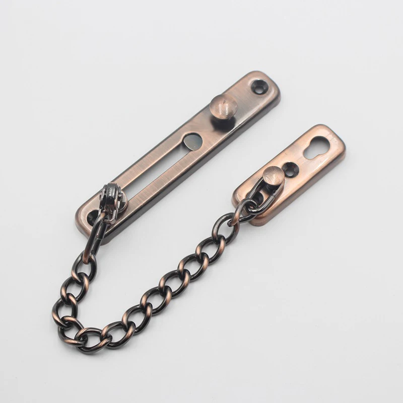 

Home Anti-Theft Door Chain Safety Latch Guard Practical Lock Security Limiter Hardware Lock Tools