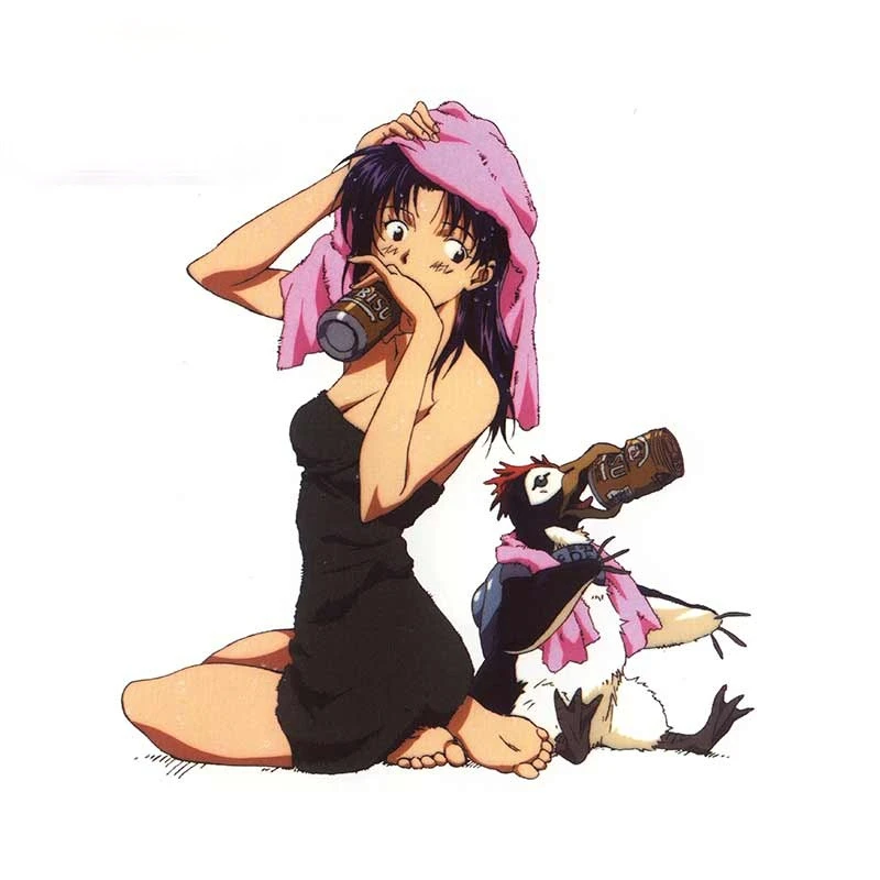 

Мультфильм аниме леди Katsuragi Misato автомобильные наклейки авто наклейка на бампер окно водостойкий устойчивый к царапинам ноутбук украшение стены дома