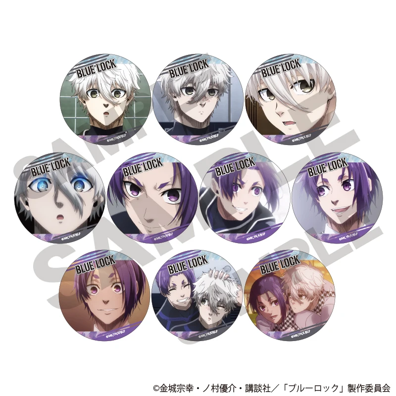 Japan Crux Goods Blue Prison Exchange Тип флэш-металлические значки Наги Рейу