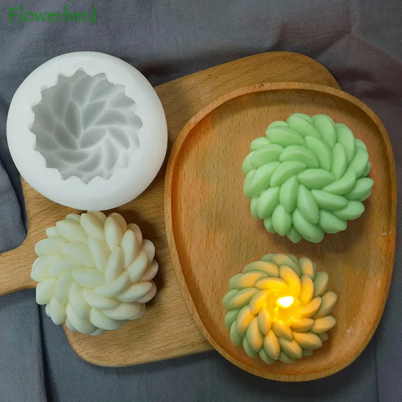 

Santa Ana Flower Candle Silicone Mold DIY Santa Ana Scented Candle Plaster Mousse Mold Resin Molds