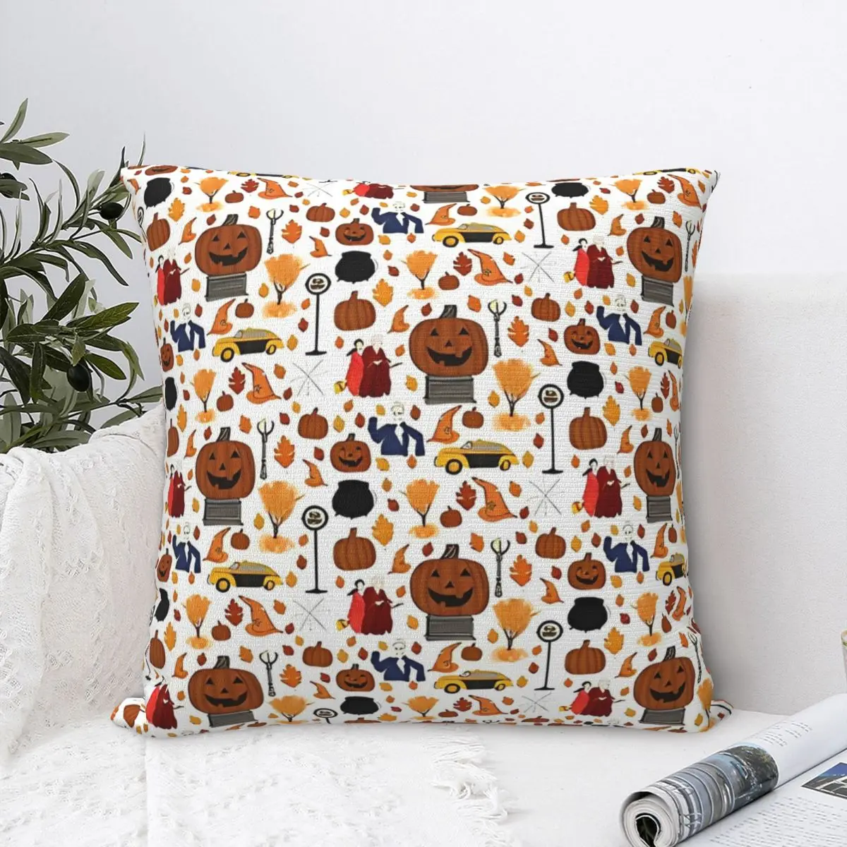 Хэллоуин ЭСТ. Наволочка Длинная с принтом 18 дюймов