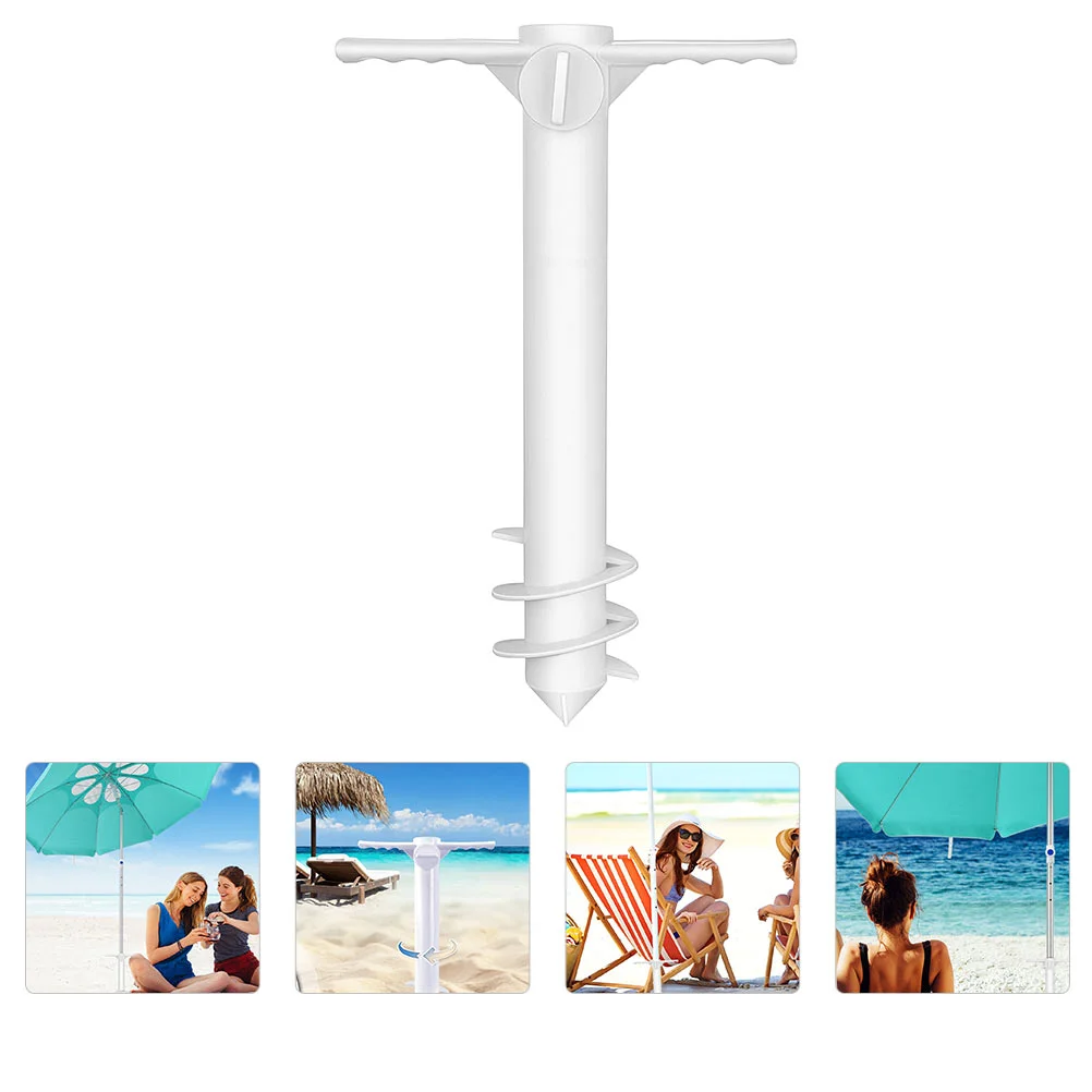 

1 Pc Beach Umbrella Sand Anchor Sand Auger Plastic Sand Grabber Spike Auger Patio umbrellas rules