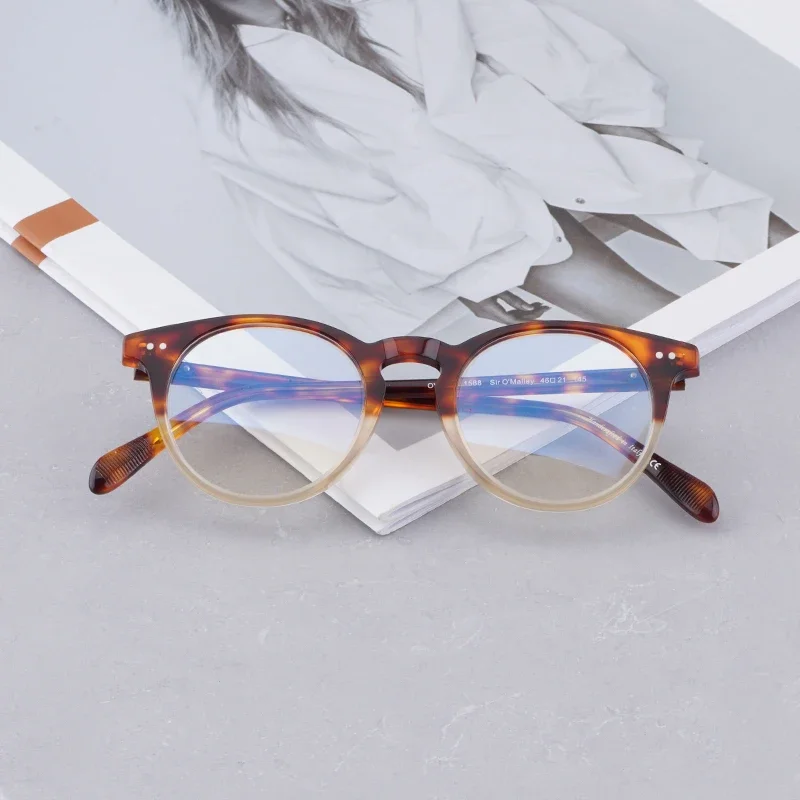 Очки Sir O Malley круглые очки женские винтажные ацетатные оправы небольшого размера