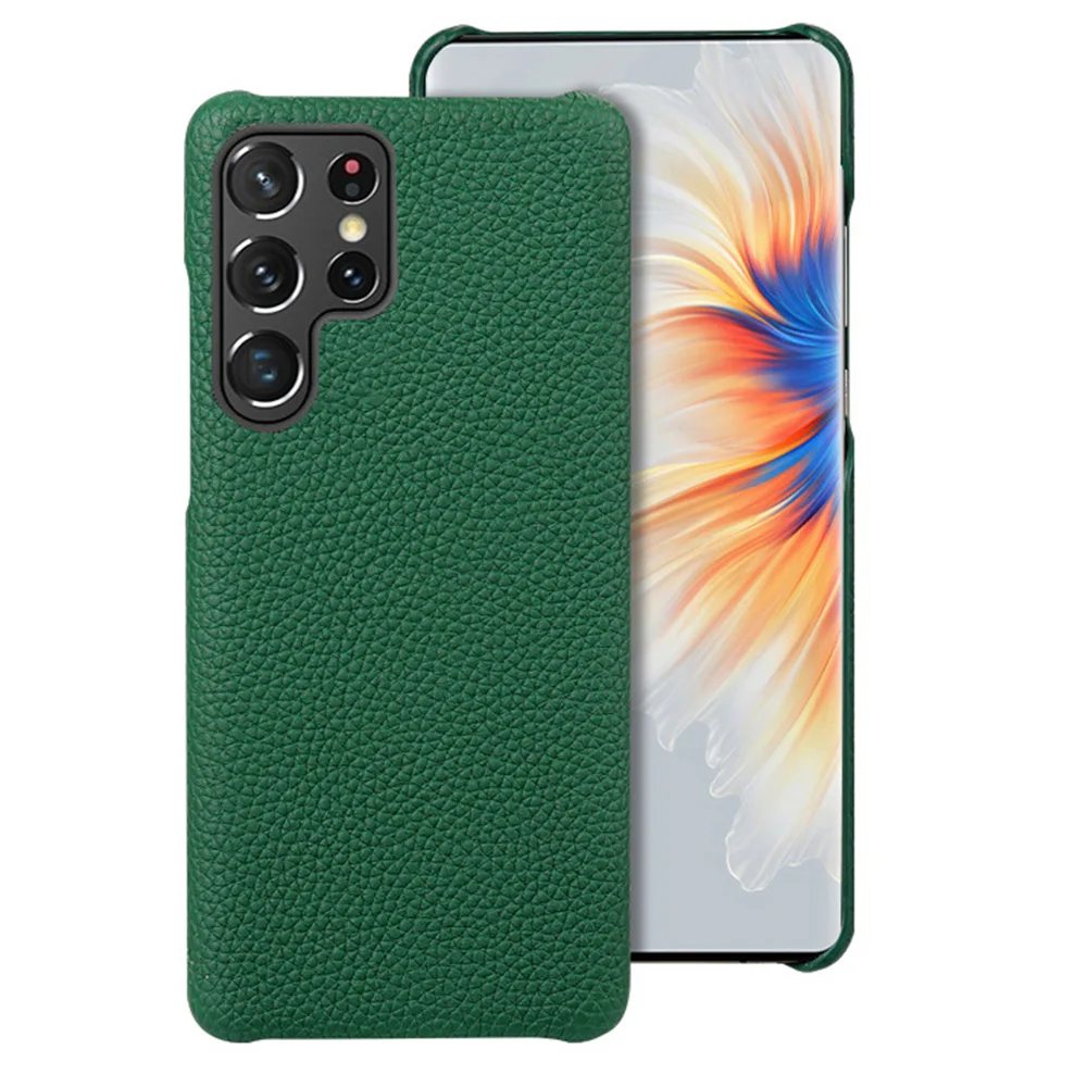 

for Samsung S22 S21 Ultra Case Litchi Grain Leather cowhide phone cases for galaxy S21 S20FE S22 S21 S20 S8 10E S9Plus S10lite