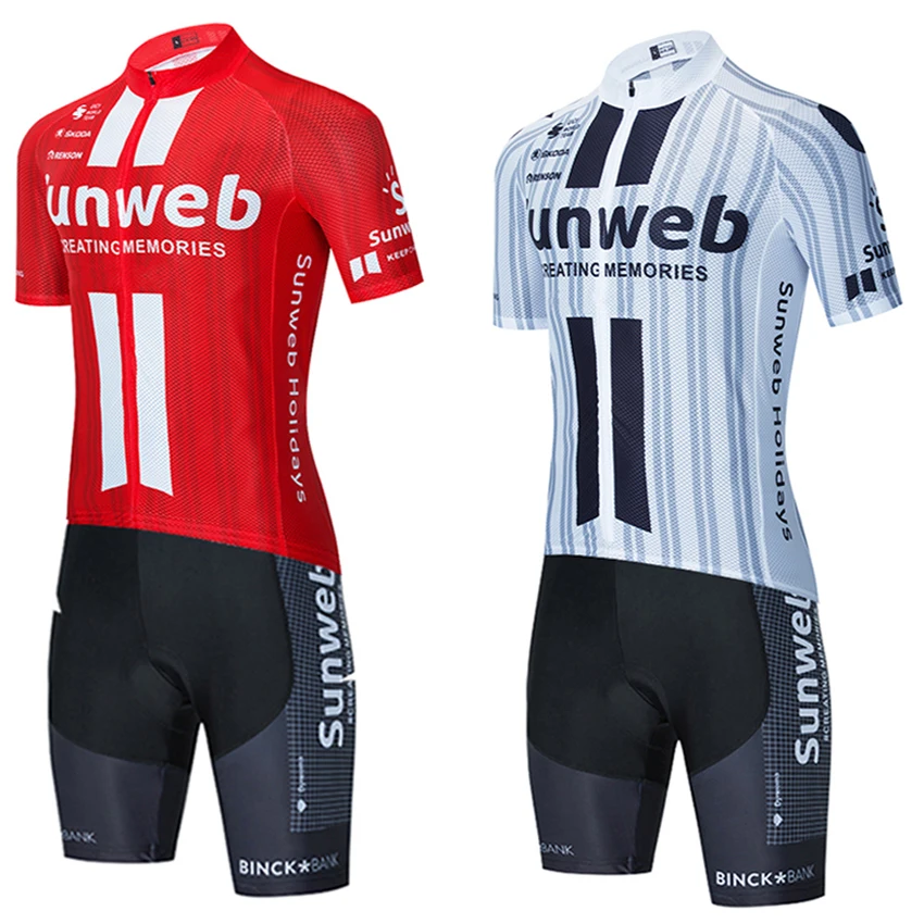 

2023 Cycling Jersey Sunweb Team Bike Maillot Shorts Men MTB Team20D Ropa Ciclismo Green Bicycl Tshirt Clothing