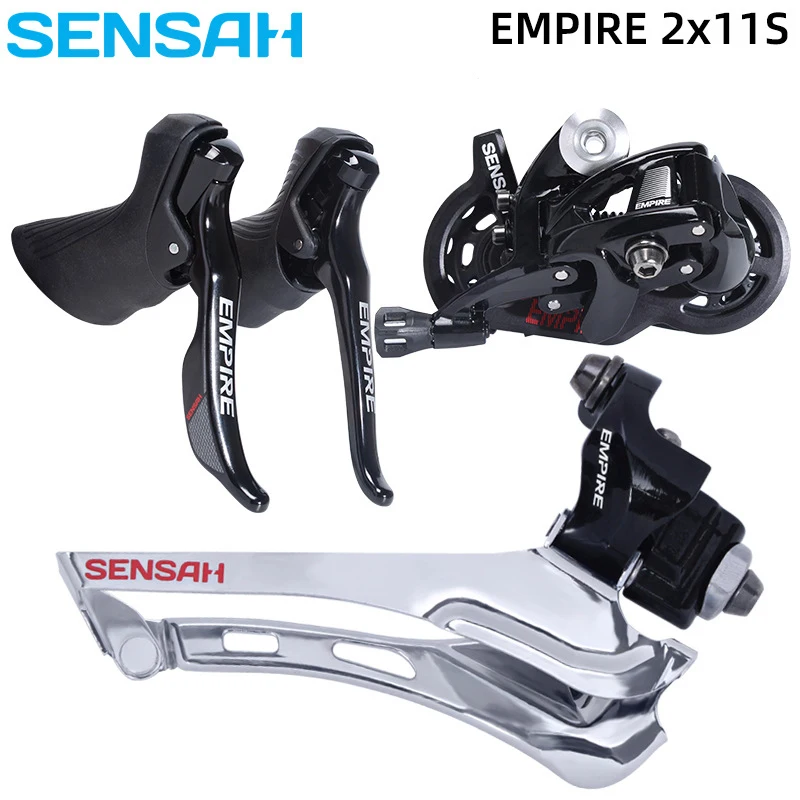 

SENSAH EMPIRE 2x11 Speed Road Bike Shifter Lever+Rear Derailleurs+Front Derailleurs Groupset SRX PRO 1x11S Bicycle Parts Set