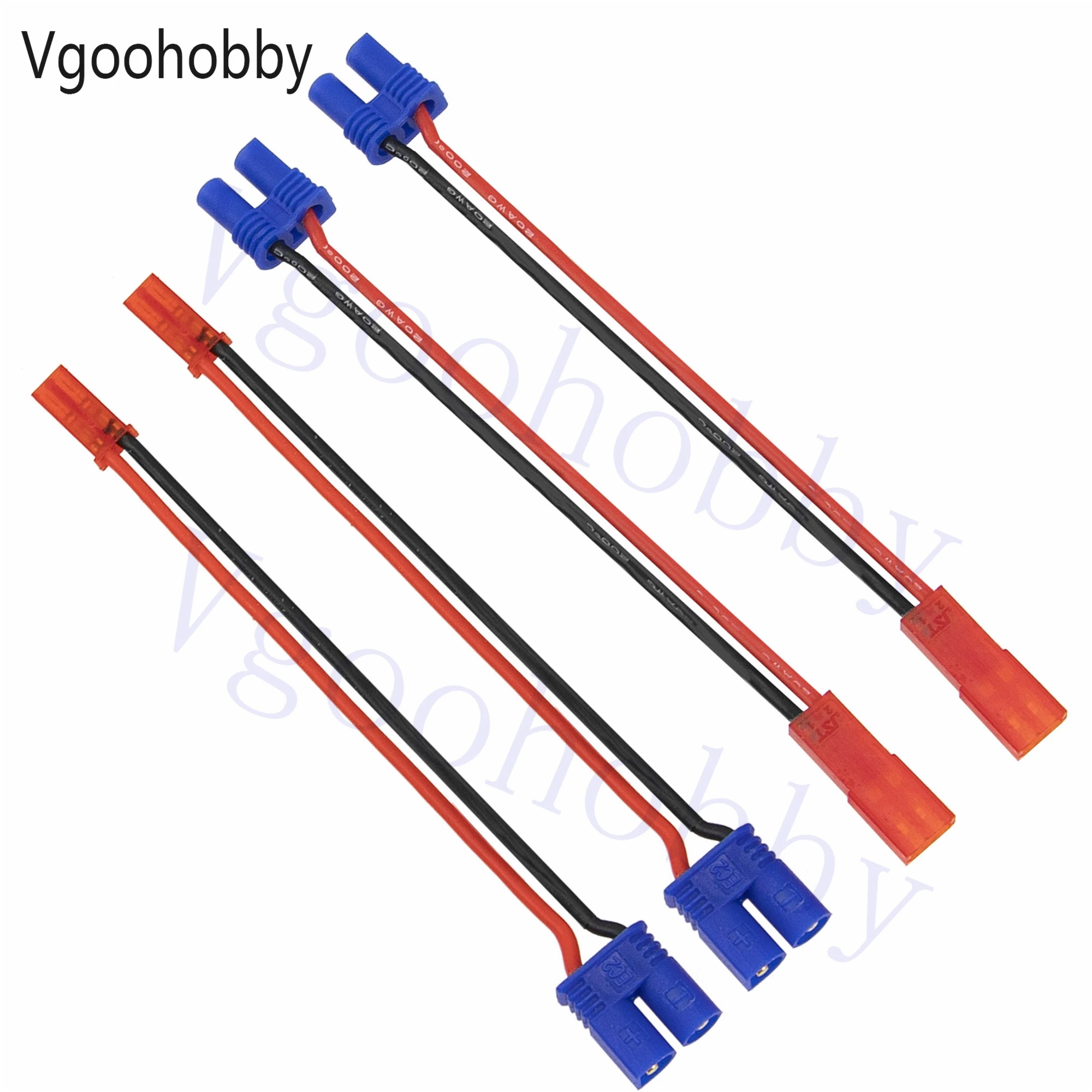 

Адаптер EC2-JST с вилкой «папа» и кабелем 10 см 20AWG