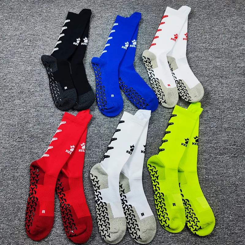 1 pair of football socks short tube running sports thickened towel sole mid tube non-slip basketball socks