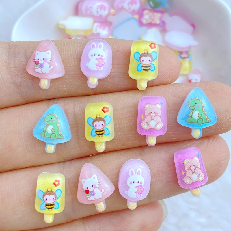 50 шт. детали для украшения волос 7-11 мм