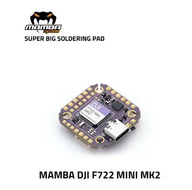 

Diatone MAMBA F722 F7 Mini MK2 35-40A 128K PRO speed ESC 2-6S 32bit Flight Controller FC Stack 20*20mm/M2 for FPV Racing Qav