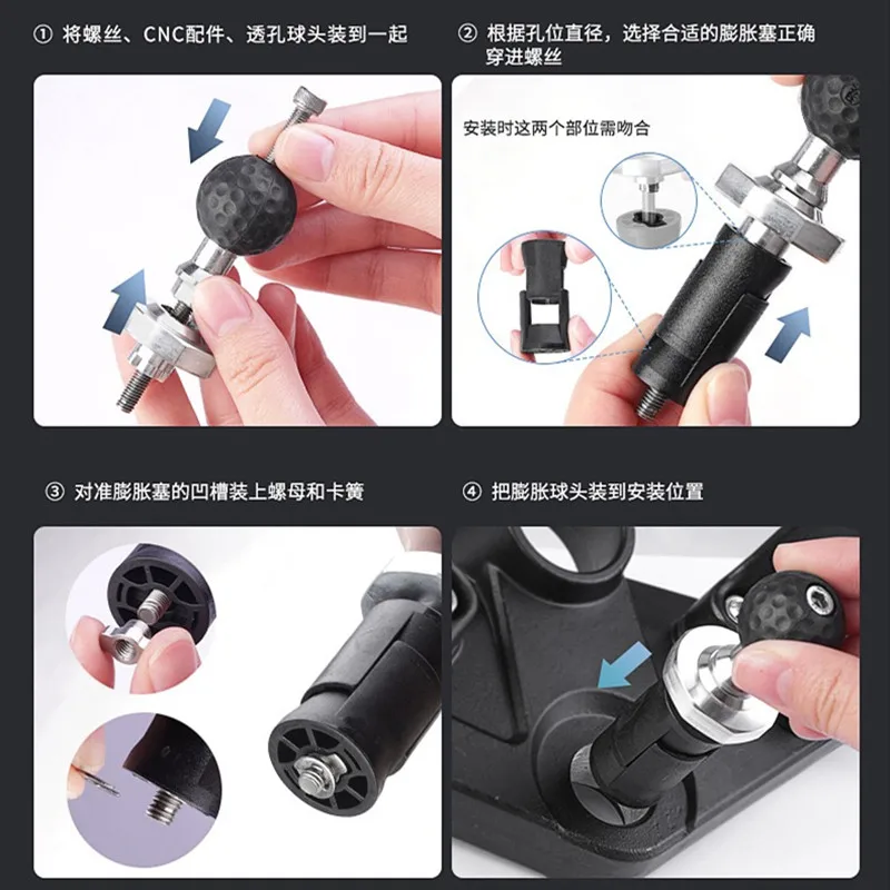 Металлическое основание для крепления штоков от 12 мм до 29 9 в диаметре