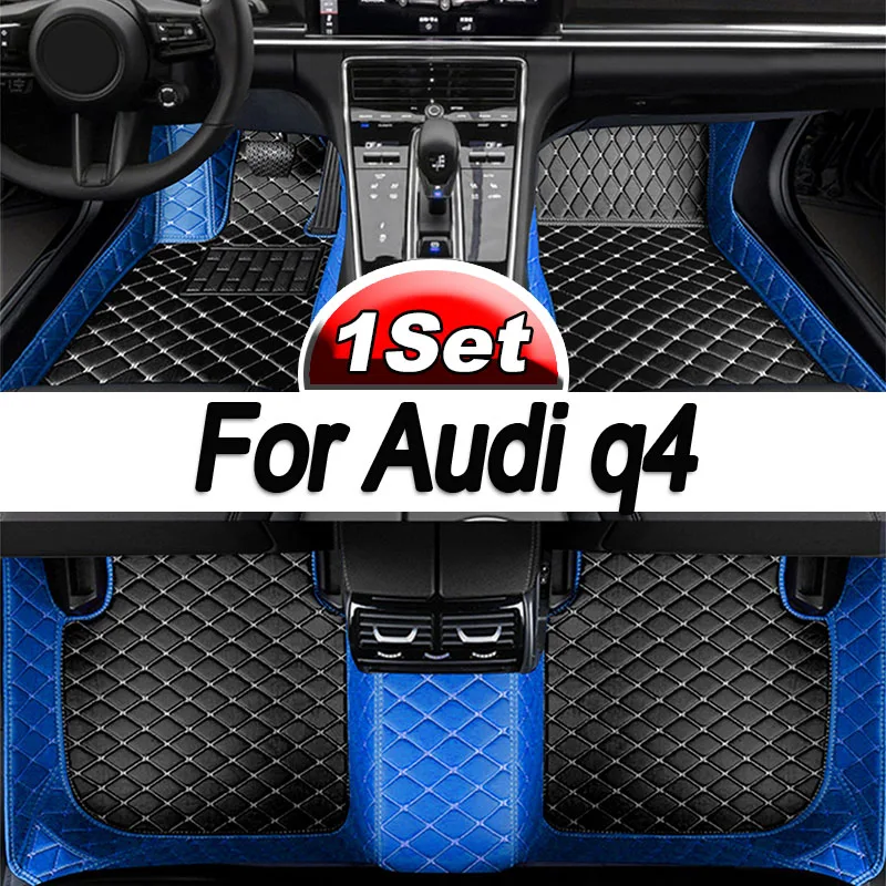 

Car Floor Mats For Audi q4 e tron 2022 DropShipping Center Auto Interior Accessories Leather Carpets Rugs Foot Pads