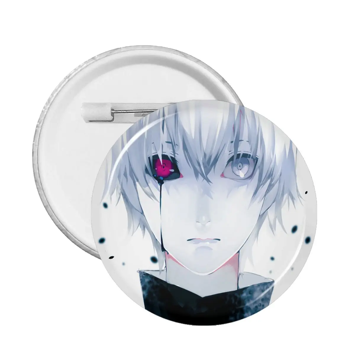 

ПВХ Токийский Гуль значок на воротник Потрясающие значки Kaneki Ken булавки броши для одежды