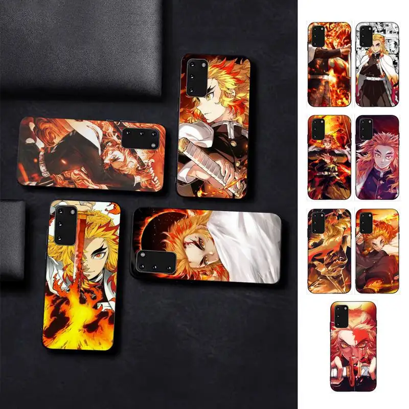 

BANDAI Demon Slayer Rengoku Kyoujurou Phone Case for Samsung S10 21 20 9 8 plus lite S20 UlTRA 7edge