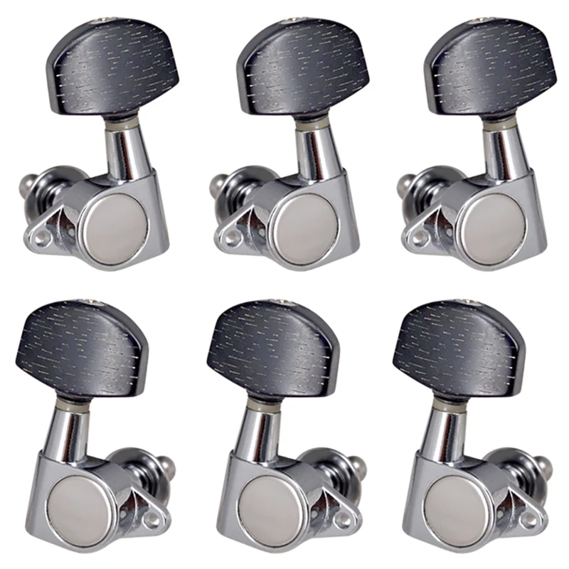 

Hot AD-3L3R Closed Guitar String Tuning Pegs Tuner Machine Heads Knobs Tuning Keys For Acoustic Or Electric Guitar,6 Pack