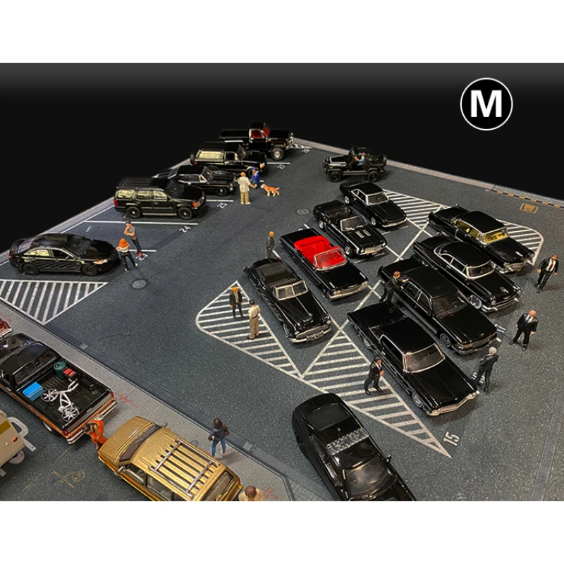 Автомобильный коврик в масштабе 1:64 для улицы полицейский участок Нью-Йорка