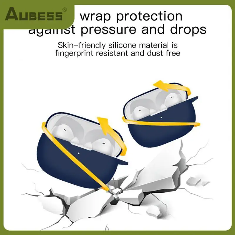 

Soft Silicone Headset Cover Protective Shell Cover Earphone Bag Anti-scratch Shockproof Silicone Case Accessories Case