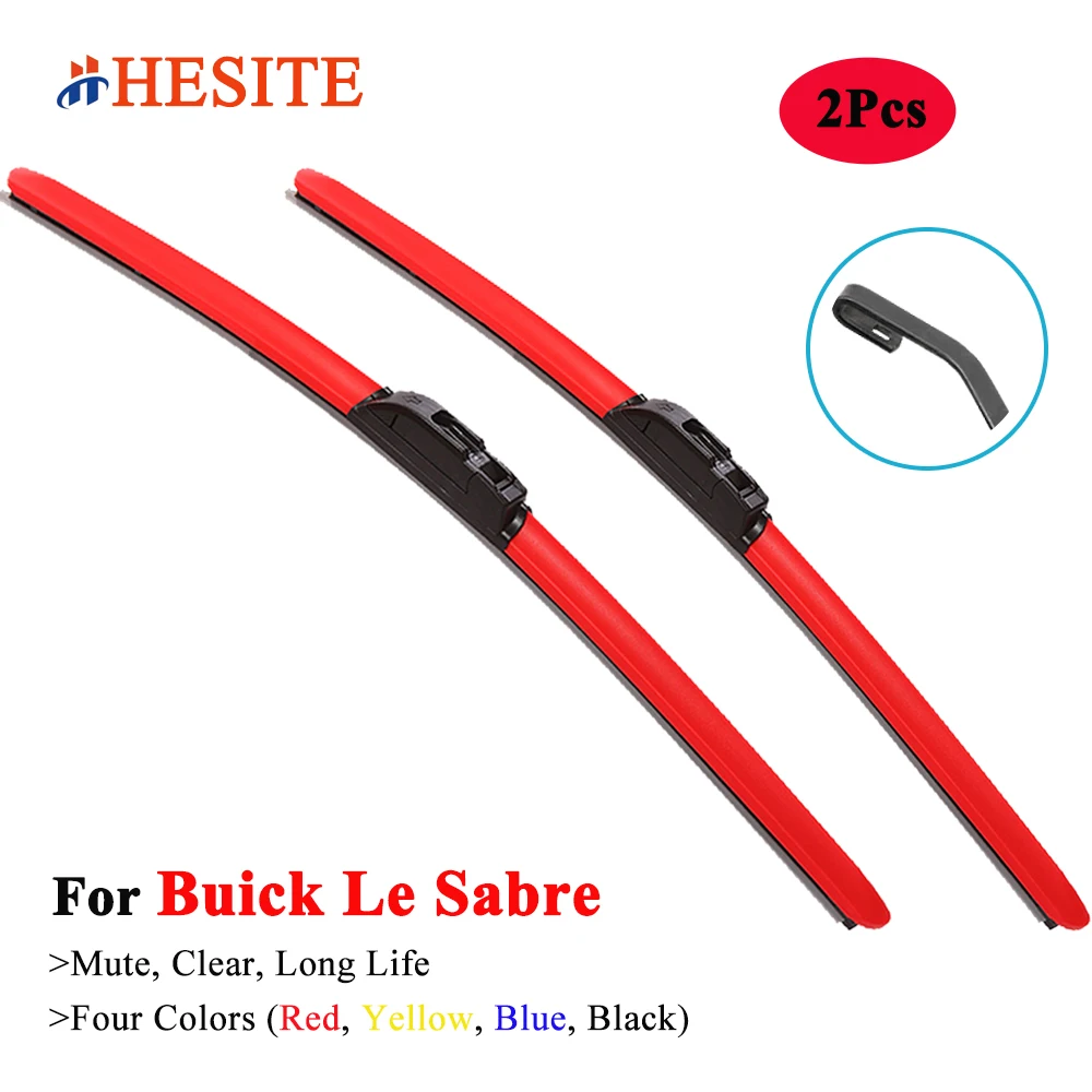 

HESITE Colorful Windshield Wiper Blades for Buick Le Sabre Saloon Sedan 4-Door 1997 2000 2001 2002 2005 Car Accessories Gadgets