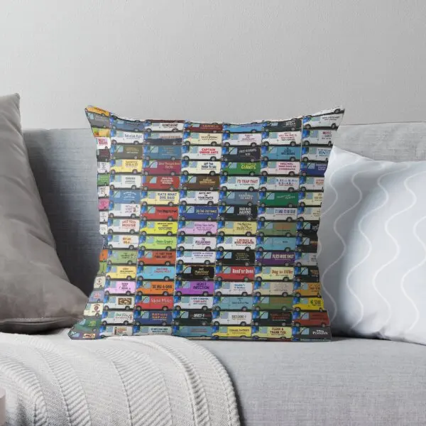 

Bobs Vans Printing Throw Pillow Cover Comfort Office Case Anime Soft Waist Decorative Square Fashion Hotel Pillows not include