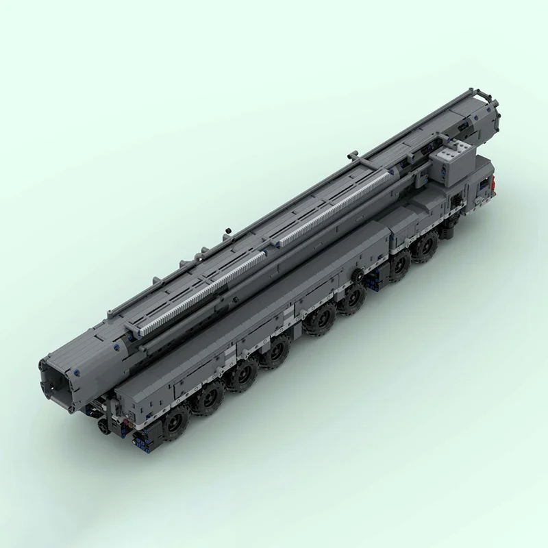 Фото 4360 деталей MOC Technical MZKT RS 12M Topol SS Sickle: Конструктор, развивающая игрушка, рождественский подарок для детей №3