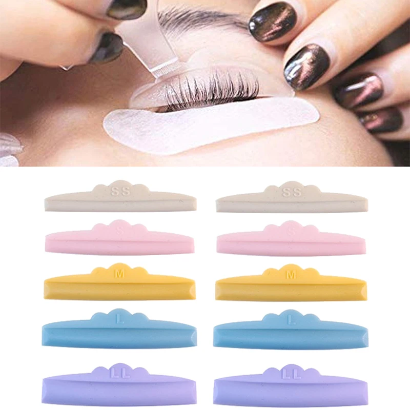 

3/5 Pair Silicone Curlers Curl Eyelash Pads Eyelash Extension Perm Tools Multicolor Eyelash Lifting Kit Accessories Reusable