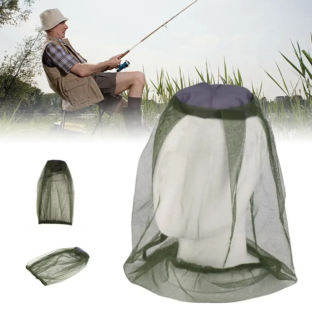

Fishing Cap Anti Mosquito Bug Insect Bee Net Mesh Head Face Mask Hat Cover Travel Outdoor Equipment Beekeeping Protective Veil