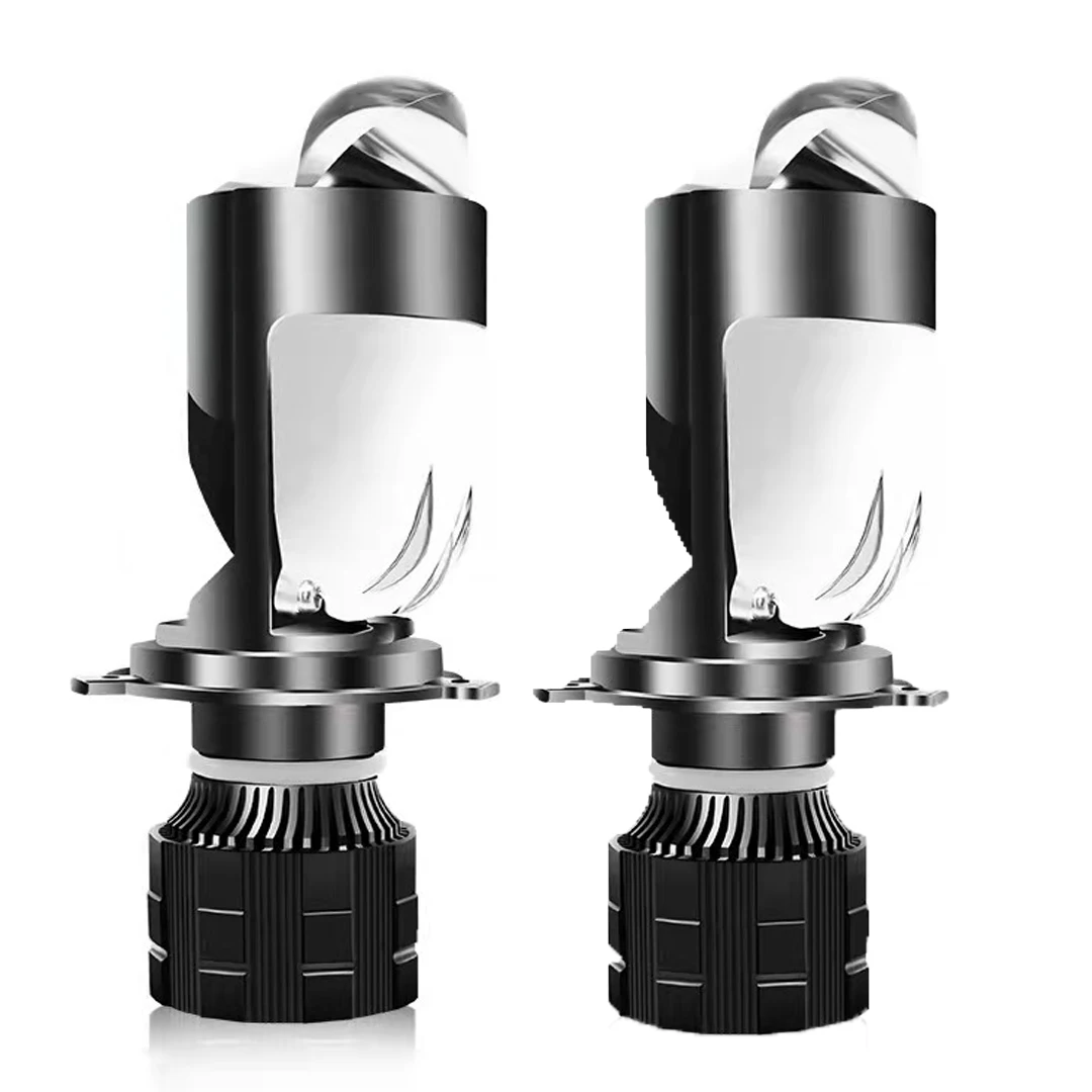 

Canbus H4 LED Bi-LED Projector Headlight Dual Lens Automobles Bulb LED H4 Headlamp Conversion Kit High Beam Low Beam Headlight