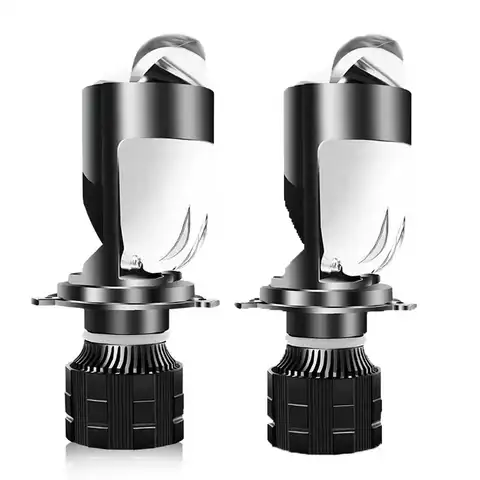 Canbus H4 LED Bi светодиодный LED прожектор фара с двумя объективами Автомобильная Лампа LED H4 комплект для преобразования фар дальний и ближний свет...