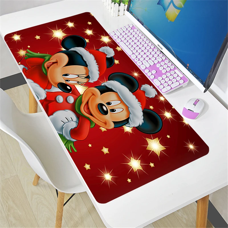 mickey and minnie Mouse Pad Gamer PC Completo Computer Large 900x400 XXL Desk mat Keyboard Anime Gaming Accessories Mousepad