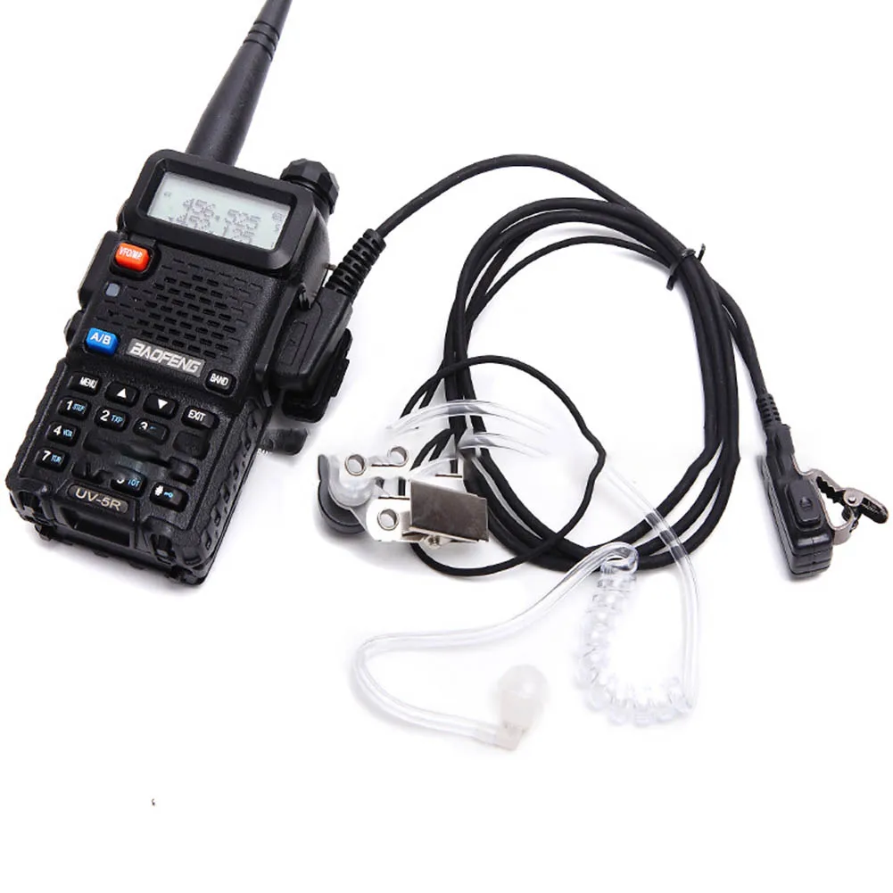 1x для Bao Feng 888S UV-5R Walkie Talkie K-Head гарнитура Air Проводная Гарнитура Walkie-talkie Hunting Radio -