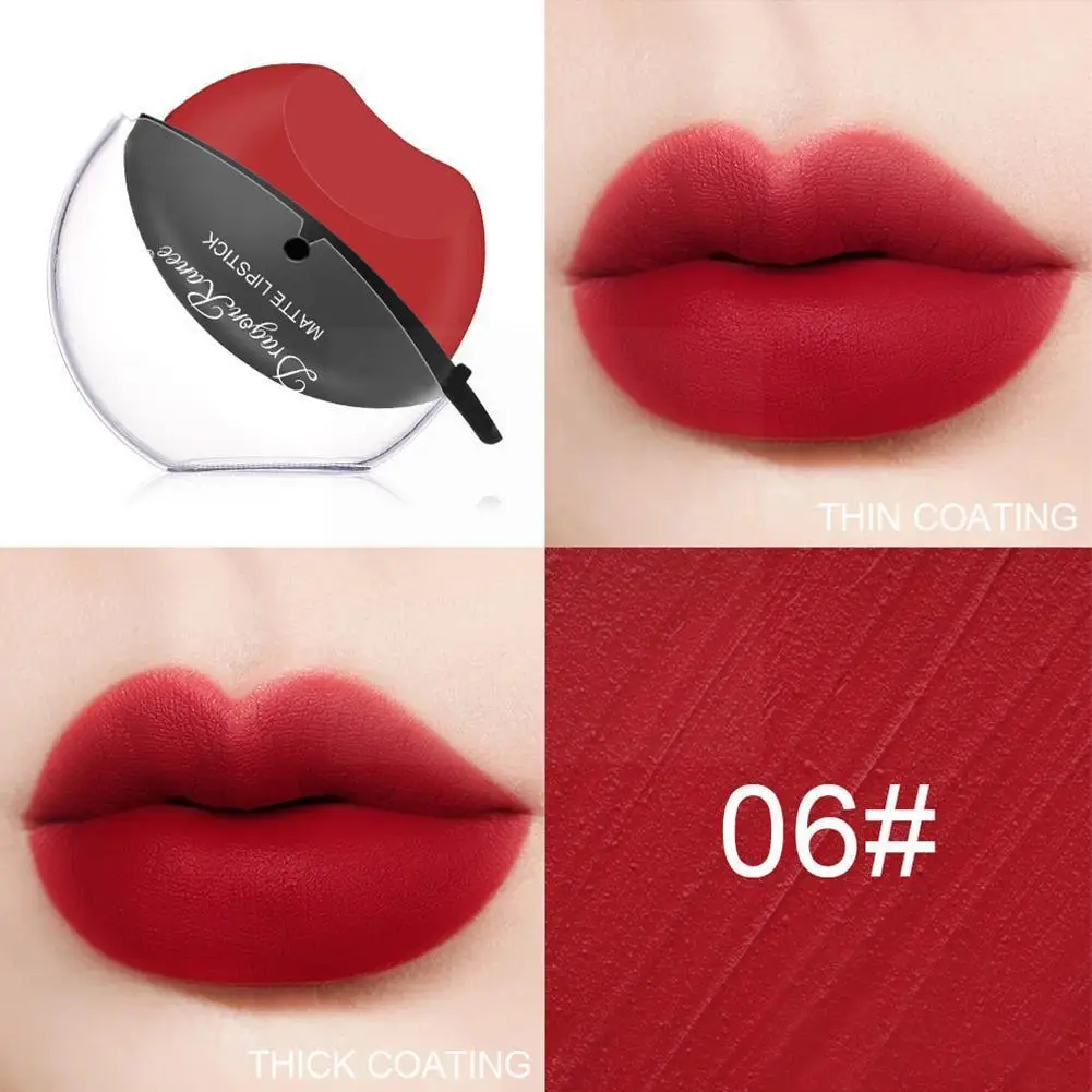 

New Style Matte Lipstick Makeup Lasting Moisturizing Makeup Red Lip Lip Sexy Women Tint Lazy Cosmetic Tool Beauty Beginner M2f9
