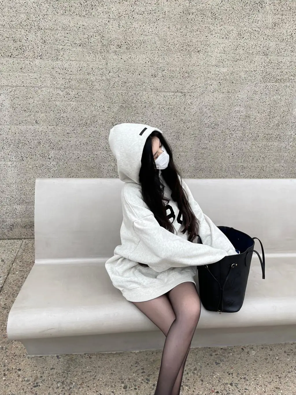 

A Top women's all-match casual round neck zipper hooded pullover autumn and winter new loose and thin thick coat